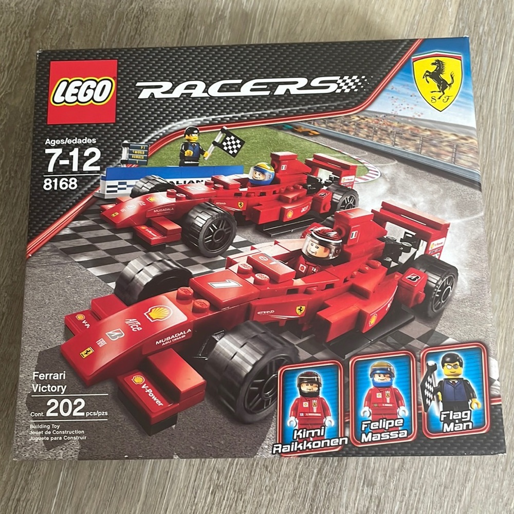 🆕 BNIB Lego Racers 8168 Ferrari Victory 202 pieces